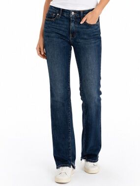 Good American Womens Skinny Jeans 0/25 Mid-Rise Stretch Denim Fit